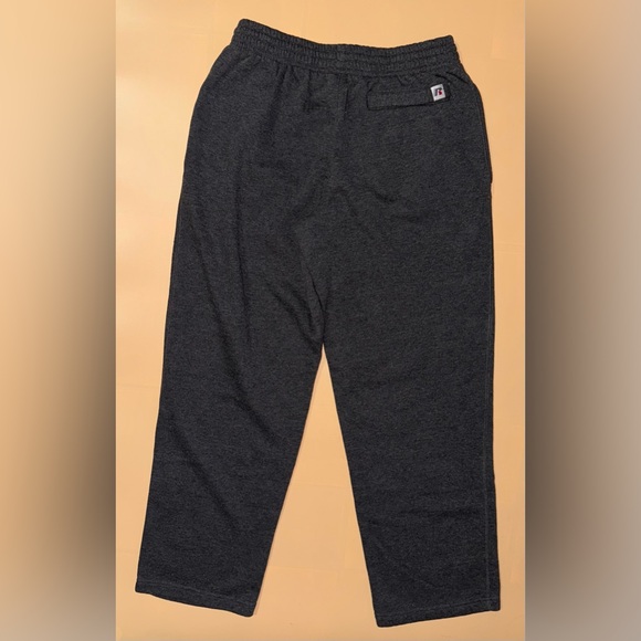 Russell Men's Gray Fleece Sweatpants; Size M (32-34); Elastic Waist - Picture 4 of 5